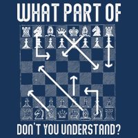 What Part Of Don't You Understand Funny Chess Drawstring Bag