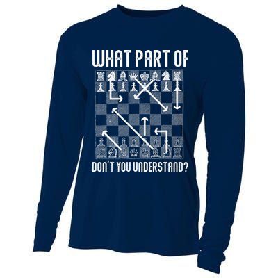 What Part Of Don't You Understand Funny Chess Cooling Performance Long Sleeve Crew
