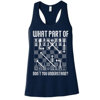 What Part Of Don't You Understand Funny Chess Womens Tank Top