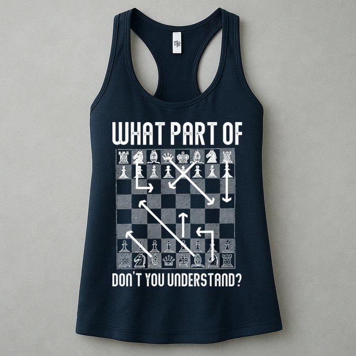 What Part Of Don't You Understand Funny Chess Womens Tank Top