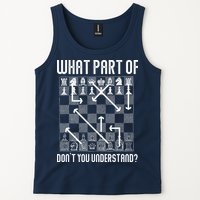 What Part Of Don't You Understand Funny Chess Tank Top