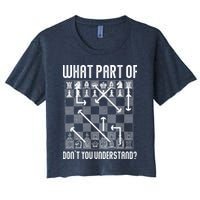 What Part Of Don't You Understand Funny Chess Crop Top