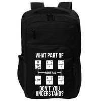 What Part Of Neutral Don't You Understand Impact Tech Backpack