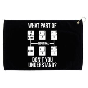 What Part Of Neutral Don't You Understand Grommeted Golf Towel