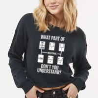 What Part Of Neutral Don't You Understand Cropped Pullover Crew