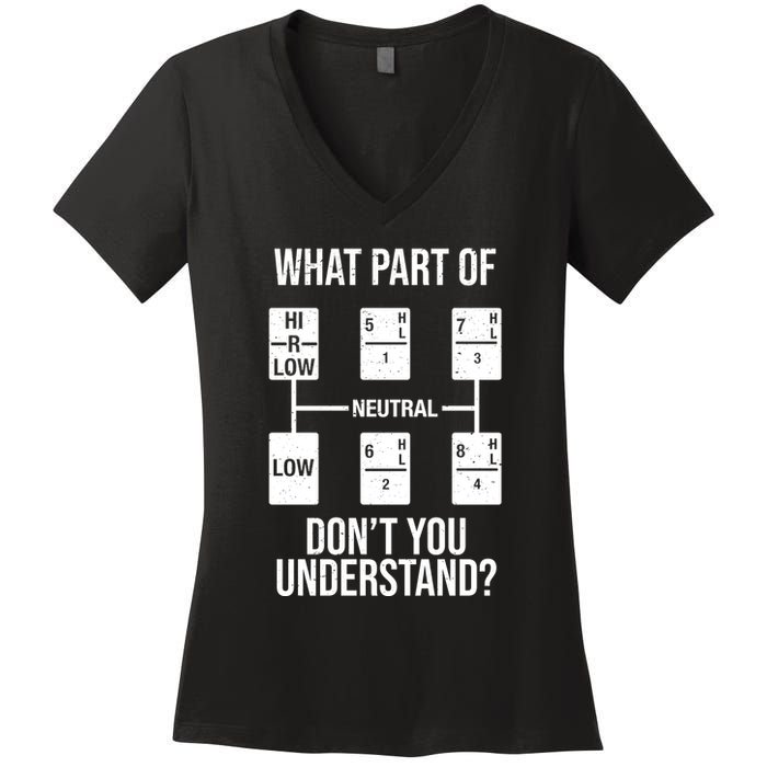 What Part Of Neutral Don't You Understand Women's V-Neck T-Shirt