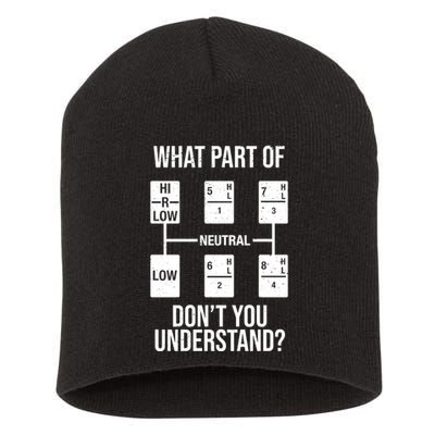 What Part Of Neutral Don't You Understand Short Acrylic Beanie
