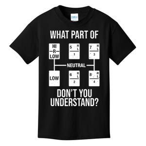 What Part Of Neutral Don't You Understand Kids T-Shirt