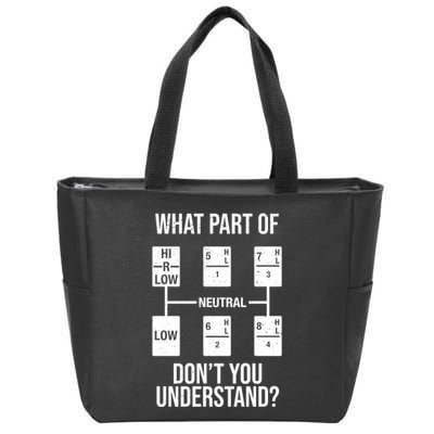 What Part Of Neutral Don't You Understand Zip Tote Bag