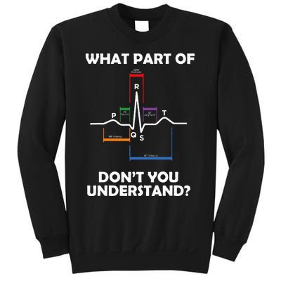 What Part Of Pqrst DonT You Understand Cardiac Doctor Nurse Sweatshirt