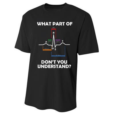 What Part Of Pqrst DonT You Understand Cardiac Doctor Nurse Performance Sprint T-Shirt