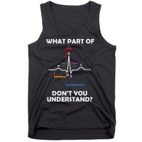 What Part Of Pqrst DonT You Understand Cardiac Doctor Nurse Tank Top