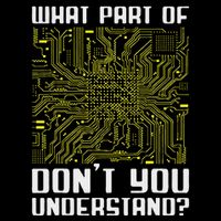What Part Of This DonT You Understand Funny Electronics Drawstring Bag