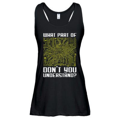 What Part Of This DonT You Understand Funny Electronics Ladies Essential Flowy Tank
