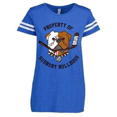 Women Property Of Sudbury Bulldog Funny Enza Ladies Jersey Football T-Shirt