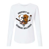 Women Property Of Sudbury Bulldog Funny Womens Cotton Relaxed Long Sleeve T-Shirt