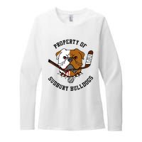 Women Property Of Sudbury Bulldog Funny Womens CVC Long Sleeve Shirt