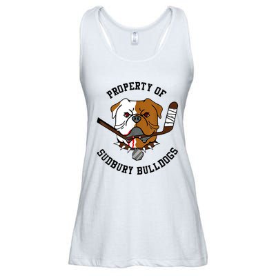 Women Property Of Sudbury Bulldog Funny Ladies Essential Flowy Tank