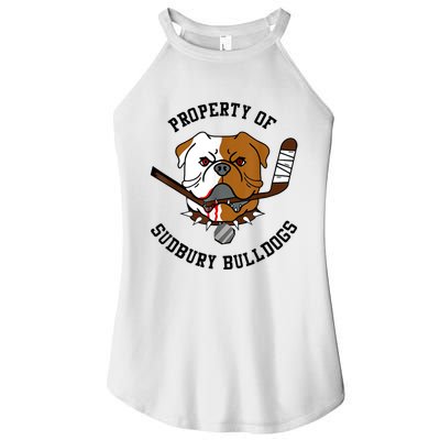 Women Property Of Sudbury Bulldog Funny Women's Perfect Tri Rocker Tank