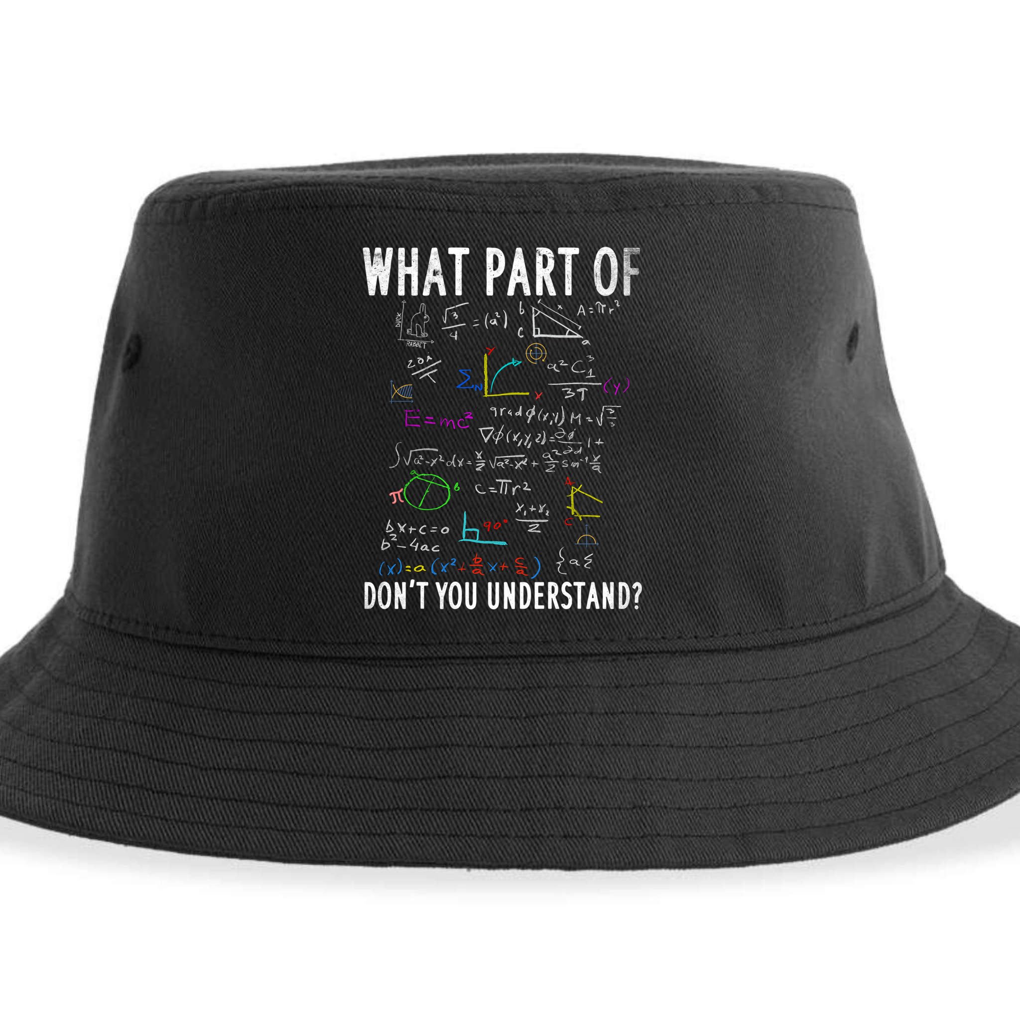 What Part Of Don't You Understand For Math Teacher Gift Sustainable Bucket Hat