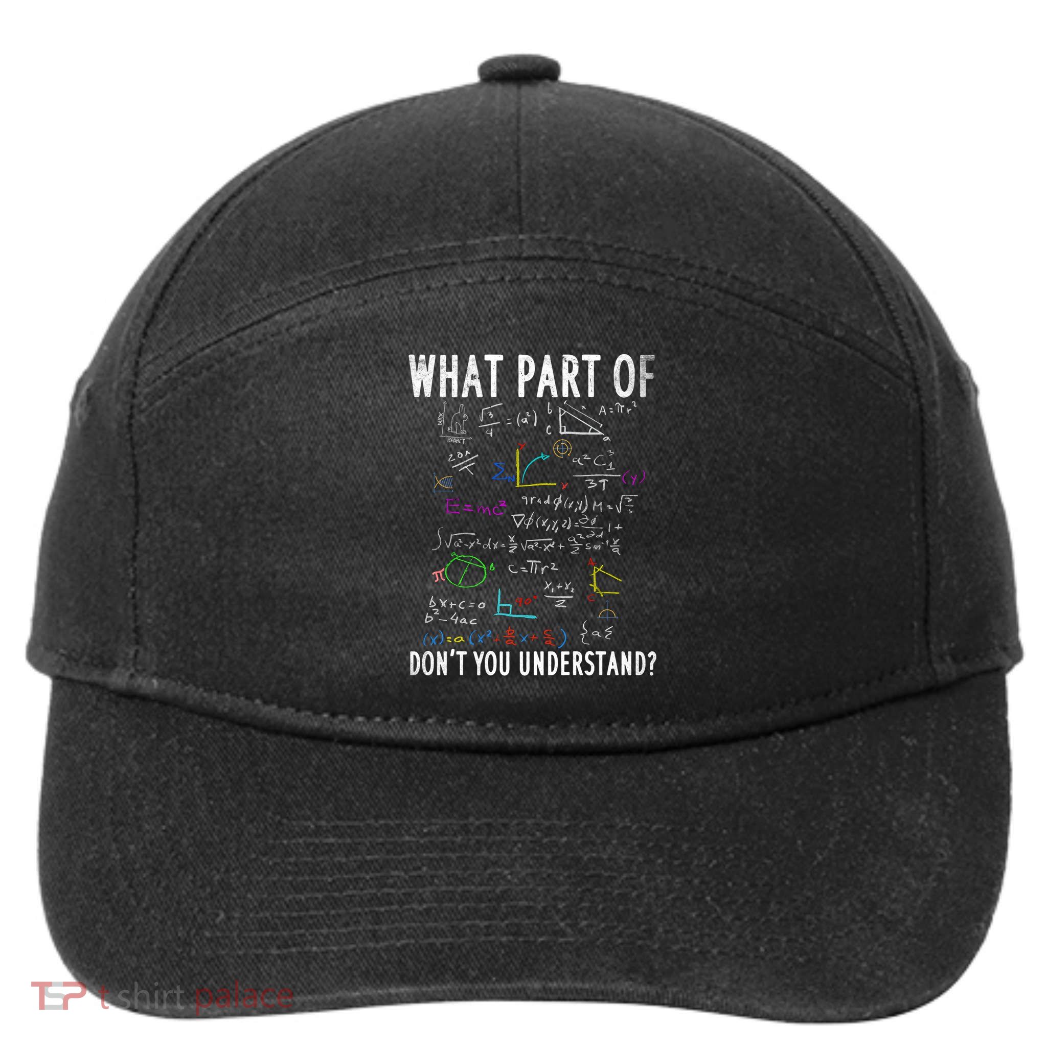 What Part Of Don't You Understand For Math Teacher Gift 7-Panel Snapback Hat