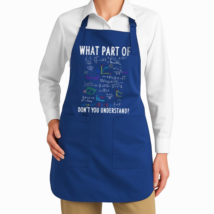 What Part Of Don't You Understand For Math Teacher Gift Apron