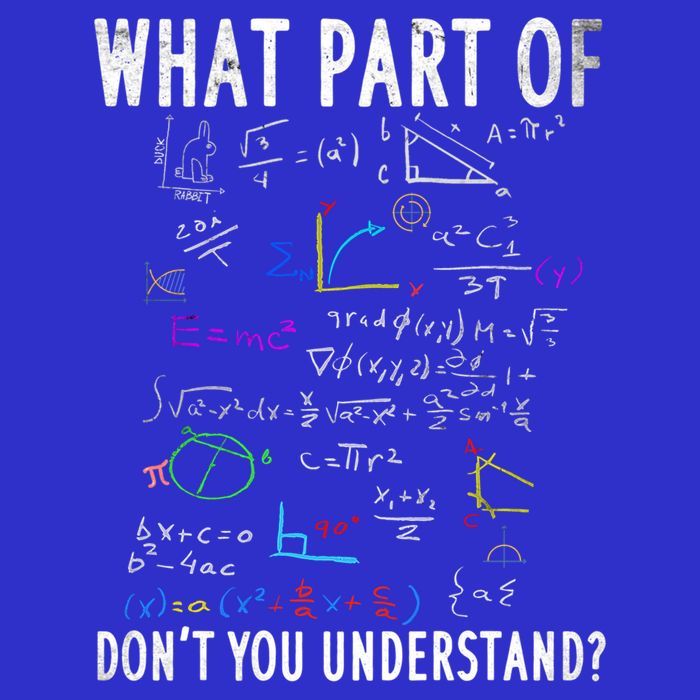 What Part Of Don't You Understand For Math Teacher Gift Sustainable Knit Beanie