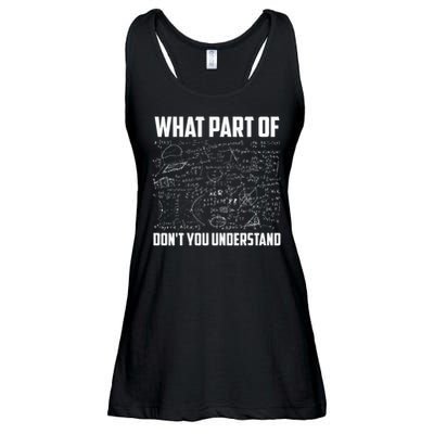 What Part Of Don't You Understand Funny Math Teacher Gift  , Ladies Essential Flowy Tank