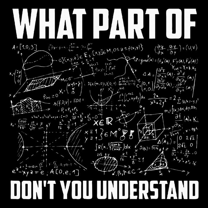 What Part Of Don't You Understand Funny Math Teacher Gift  , 16 in Basic Backpack
