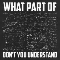 What Part Of Don't You Understand Funny Math Teacher Gift  , Large Microfiber Waffle Golf Towel