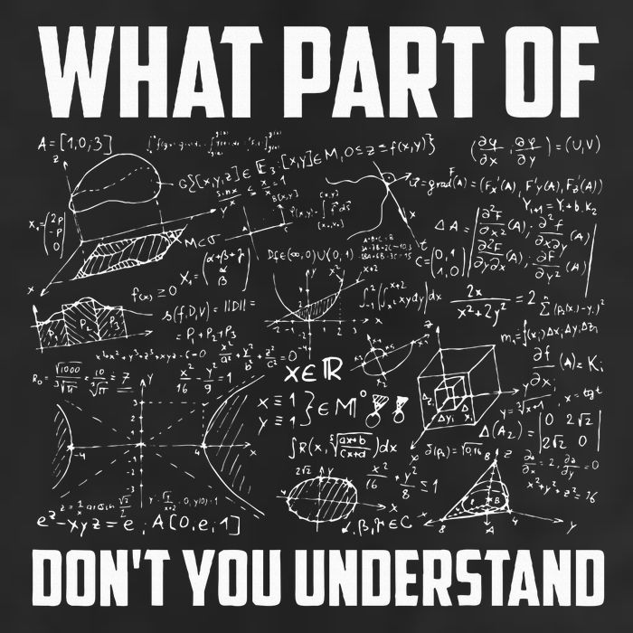 What Part Of Don't You Understand Funny Math Teacher Gift  , Golf Towel