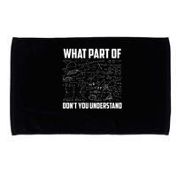 What Part Of Don't You Understand Funny Math Teacher Gift  , Microfiber Hand Towel