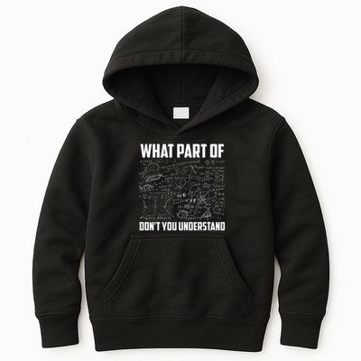What Part Of Don't You Understand Funny Math Teacher Gift  , Kids Hoodie