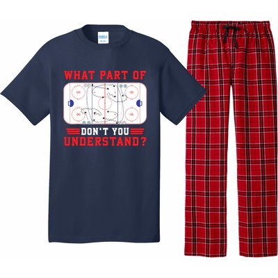 What Part Of Hockey DonT You Understand Hockey Player Funny Pajama Set