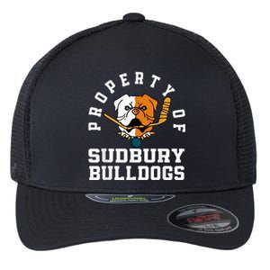 Women Property Of Sudbury Bulldog Funny Flexfit Unipanel Trucker Cap