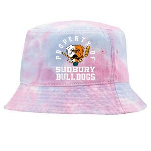 Women Property Of Sudbury Bulldog Funny Tie-Dyed Bucket Hat