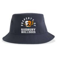 Women Property Of Sudbury Bulldog Funny Sustainable Bucket Hat