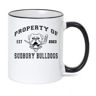 Women Property Of Sudbury Bulldog Funny 11oz Black Color Changing Mug