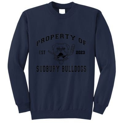 Women Property Of Sudbury Bulldog Funny Tall Sweatshirt