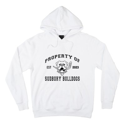 Women Property Of Sudbury Bulldog Funny Hoodie