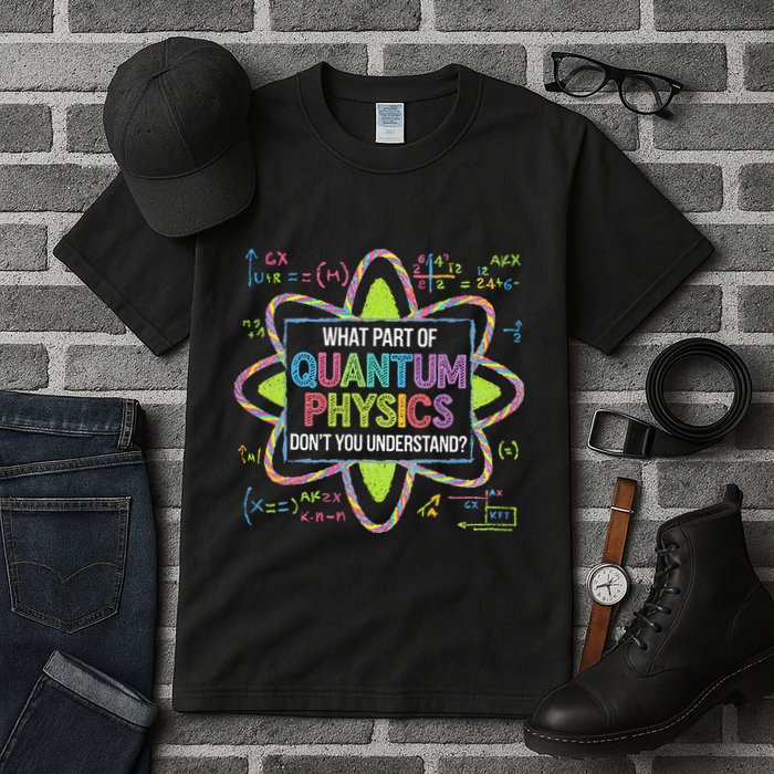 What Part Of Quantum Physics Funny Science Humor Tall T-Shirt