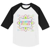 What Part Of Quantum Physics Funny Science Humor Baseball Sleeve Shirt