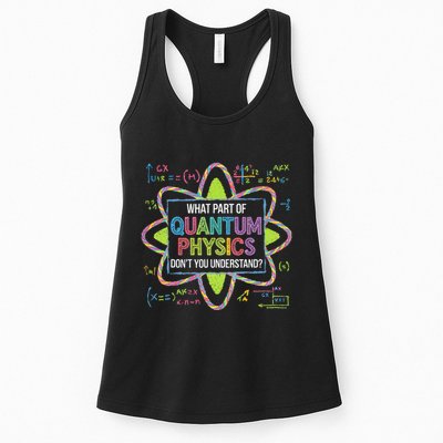 What Part Of Quantum Physics Funny Science Humor Womens Tank Top