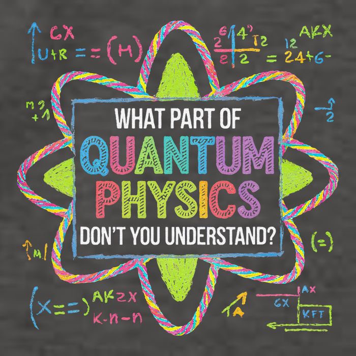 What Part Of Quantum Physics Funny Science Humor Vector Backpack