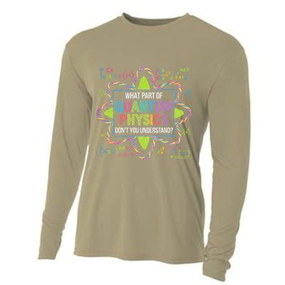 What Part Of Quantum Physics Funny Science Humor Cooling Performance Long Sleeve Crew