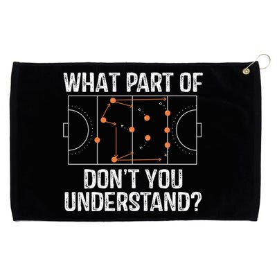 What Part Of Dont You Understand Field Hockey Coach Player Meaningful Gift Grommeted Golf Towel