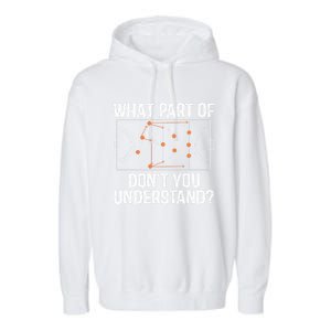 What Part Of Dont You Understand Field Hockey Coach Player Meaningful Gift Garment-Dyed Fleece Hoodie