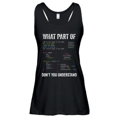 What Part Of DonT You Understand Computer Science Lovers Ladies Essential Flowy Tank