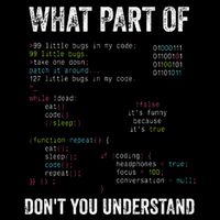 What Part Of DonT You Understand Computer Science Lovers Valucap Bio-Washed Visor