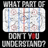 What Part Of DonT You Understand Funny Hockey Mom Dad Coach Gift Doggie Tank